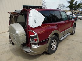 2001 MITSUBISHI MONTERO LIMITED RED 4WD AT 3.5 193901